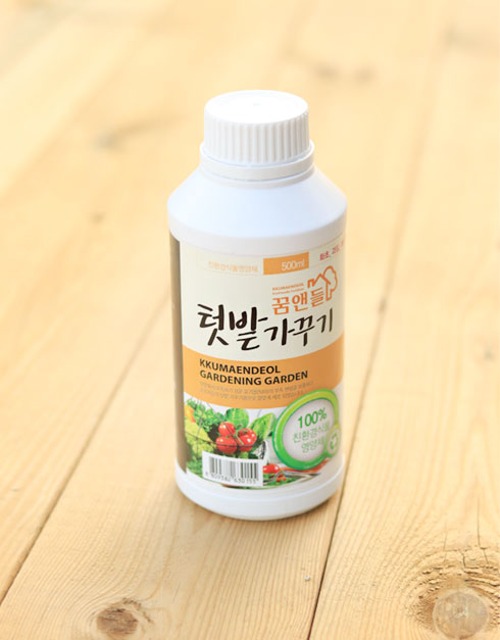 꿈앤들 텃밭가꾸기 500ml 아미노산발효액 액체비료 식물영양제